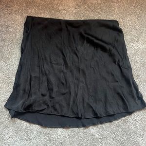 Satin Mini Skirt